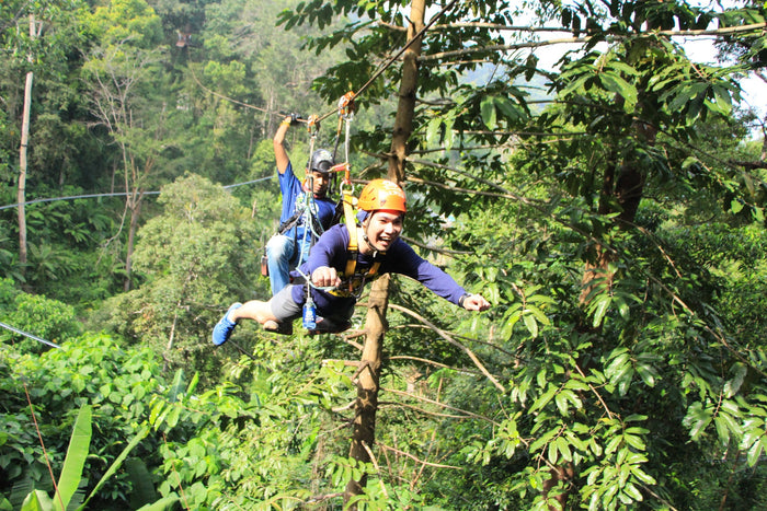 ทริปครึ่งวัน ซิปไลน์ Hanuman World จากภูเก็ต (HMW)