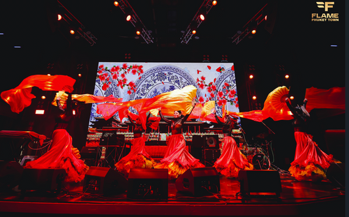Evening Flame Phuket Old Town with Night Market From Phuket (FPT)