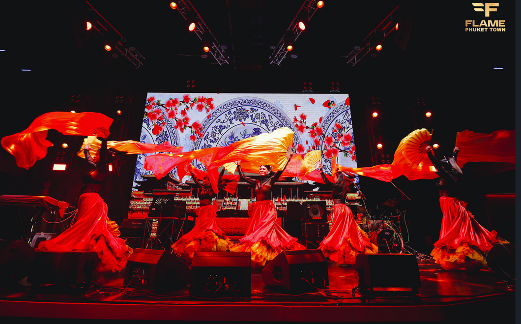 Evening Flame Phuket Old Town with Night Market From Phuket (FPT)