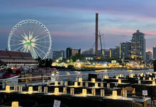 Bangkok by night with dinner cruise with Sawasdee Chaophraya Cruise Ticket